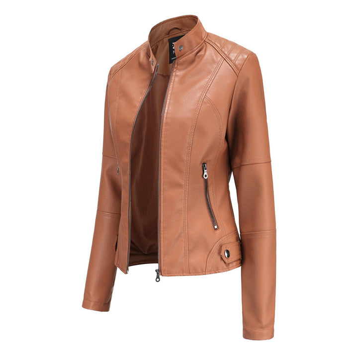 Hanneke - Stylische Leder Jacke