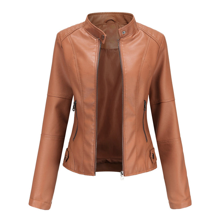 Hanneke - Stylische Leder Jacke