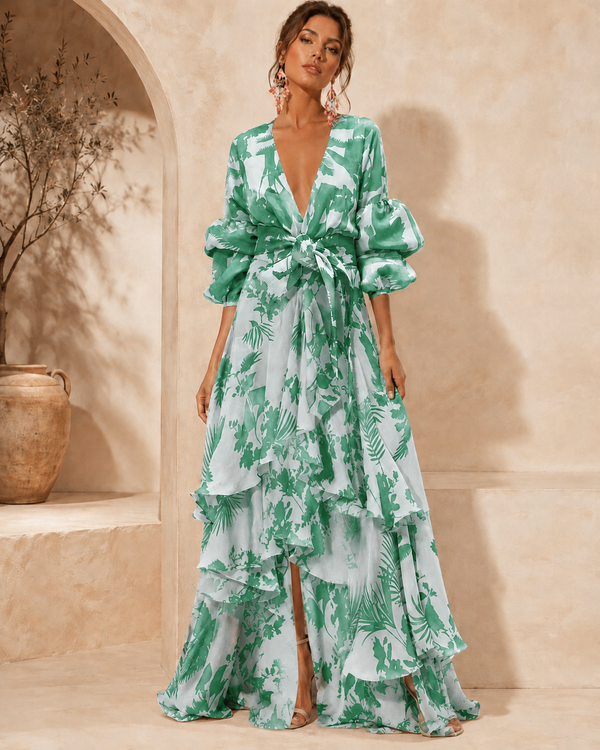 Liaya – Stilvolles „Korallengarten“-Kleid