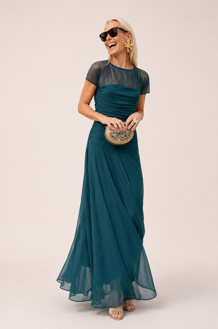 Lesliy – Elegantes Chiffonkleid
