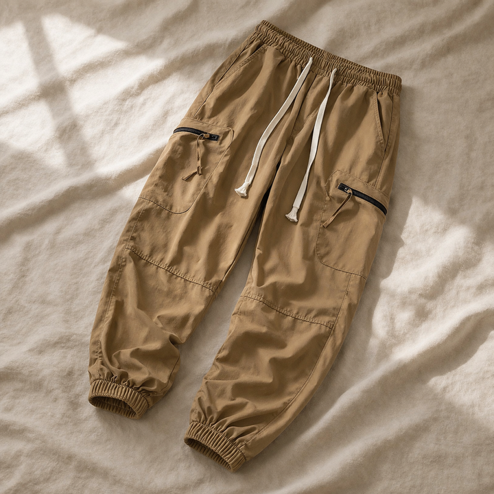 Johnas – Lässige Cargohose Mit Kordelzug