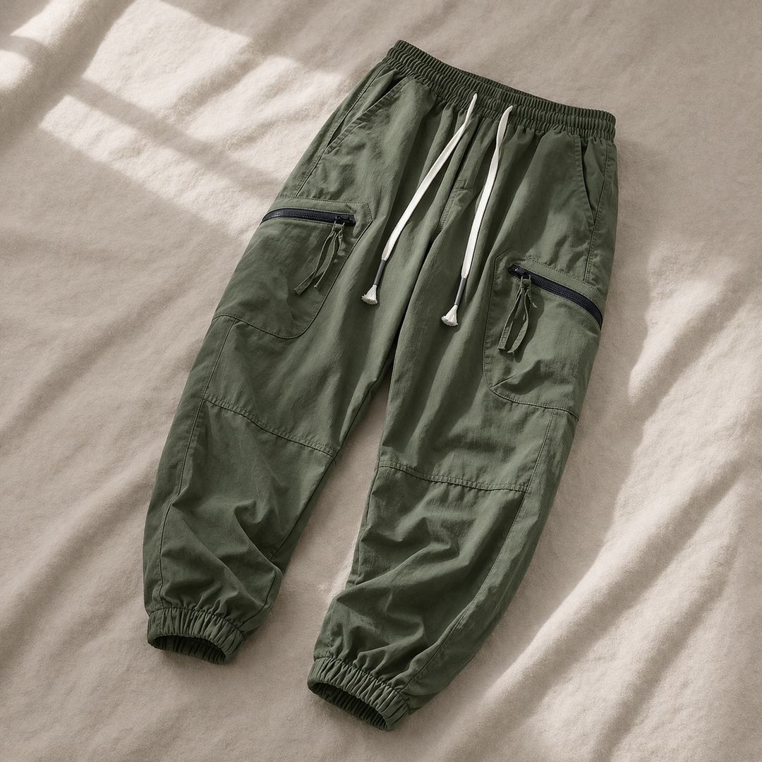 Johnas – Lässige Cargohose Mit Kordelzug