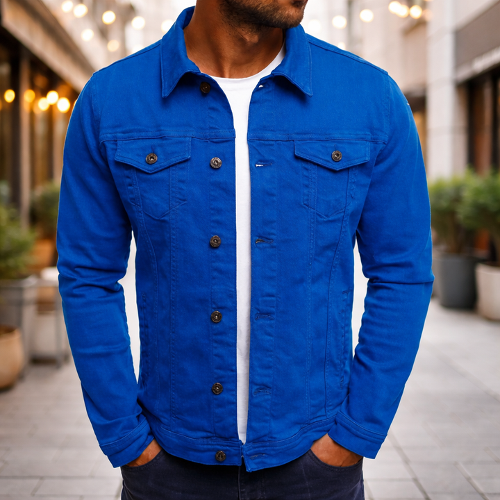 Steponas - Lässige Herren Jeans Jacke