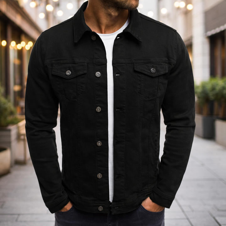 Steponas - Lässige Herren Jeans Jacke