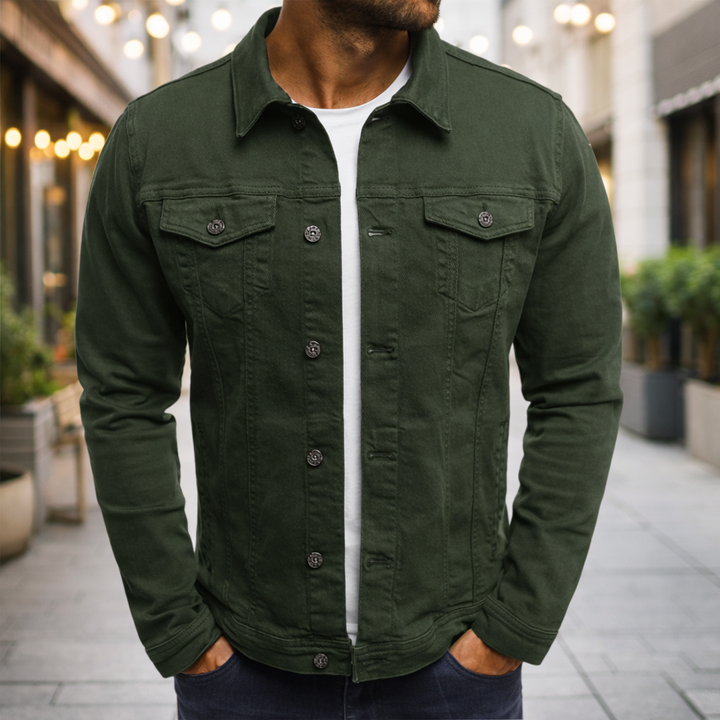 Steponas - Lässige Herren Jeans Jacke