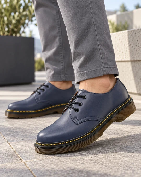 Nyklas – Derby Schuhe Zum Schnüren mit Kontrastfarbenen Sohlennähten