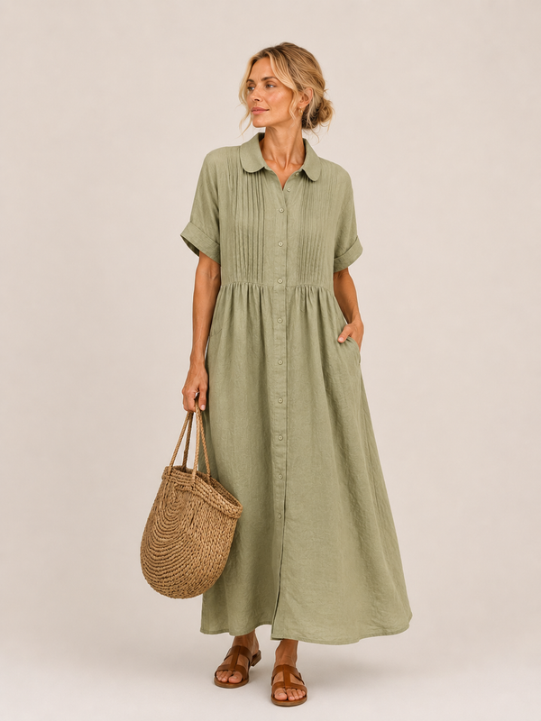 Anjali – Sommerhemd Midi Kleid