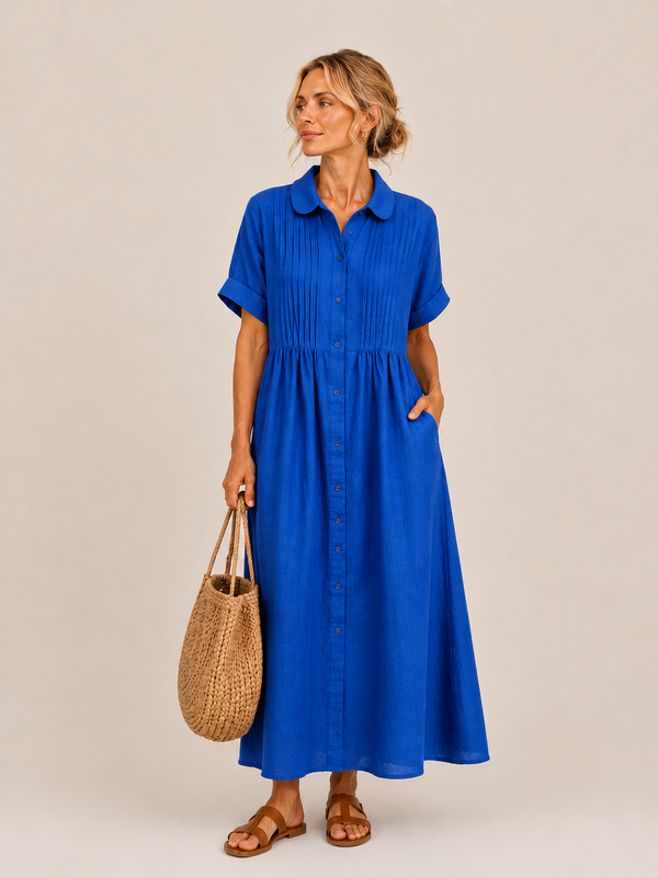 Anjali – Sommerhemd Midi Kleid