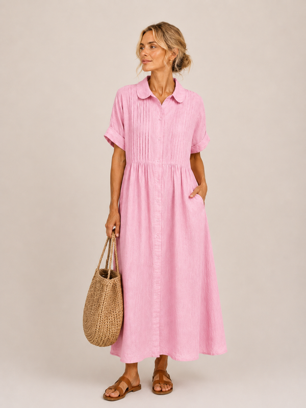 Anjali – Sommerhemd Midi Kleid