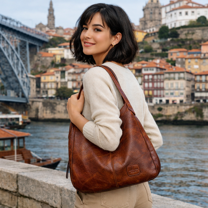 Mavise – Ledertasche über die Schulter