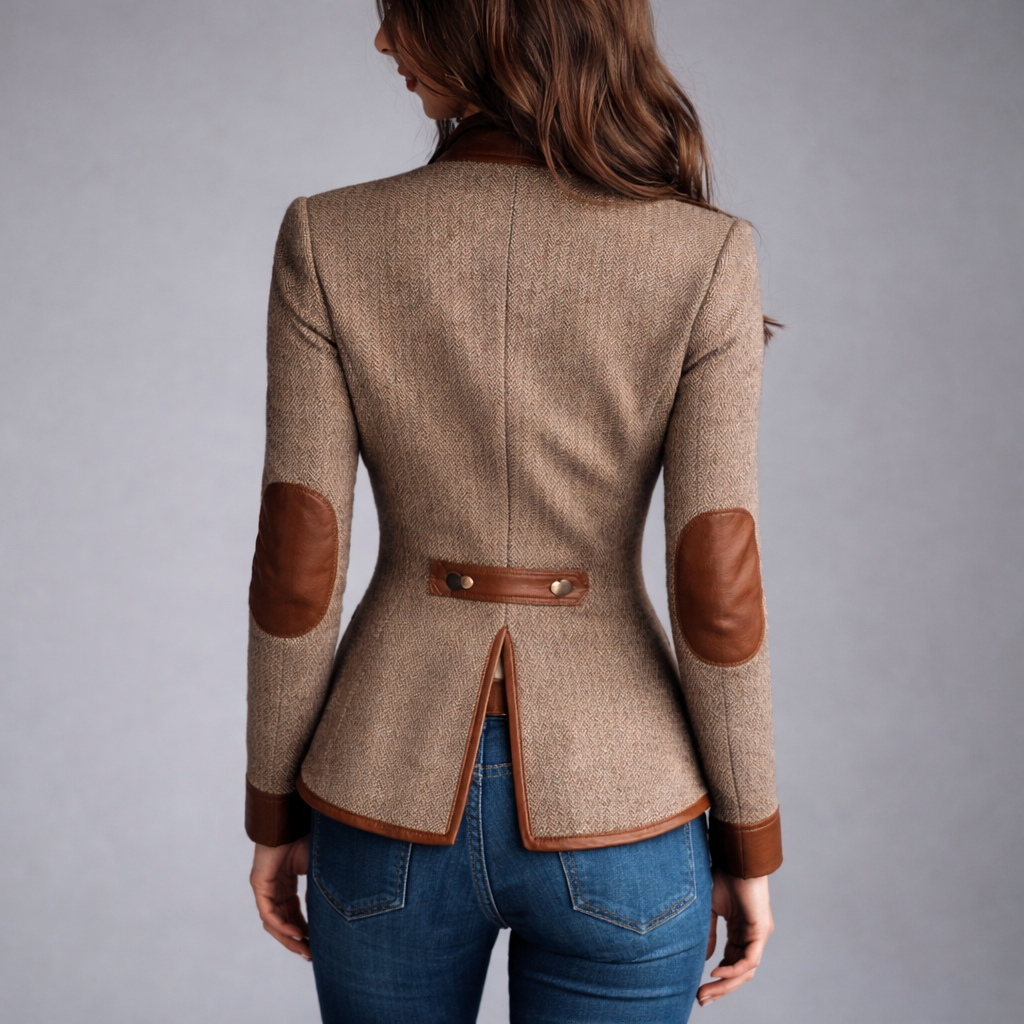 Yvanna – Elegante Tweedjacke im Traditionellen Stil