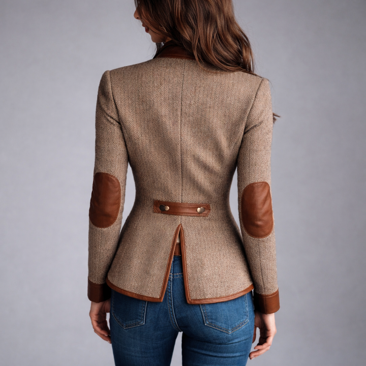Yvanna – Elegante Tweedjacke im Traditionellen Stil