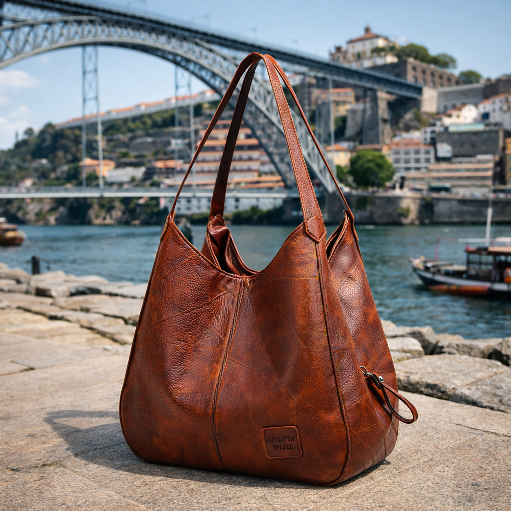Mavise – Ledertasche über die Schulter