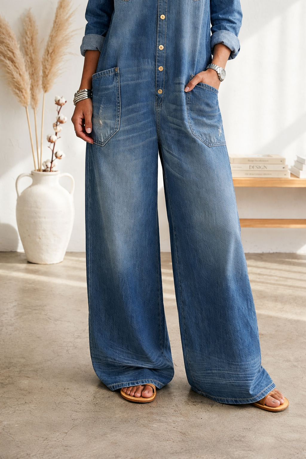 Seleeja – Overall Aus Vintage Baumwoll Denim
