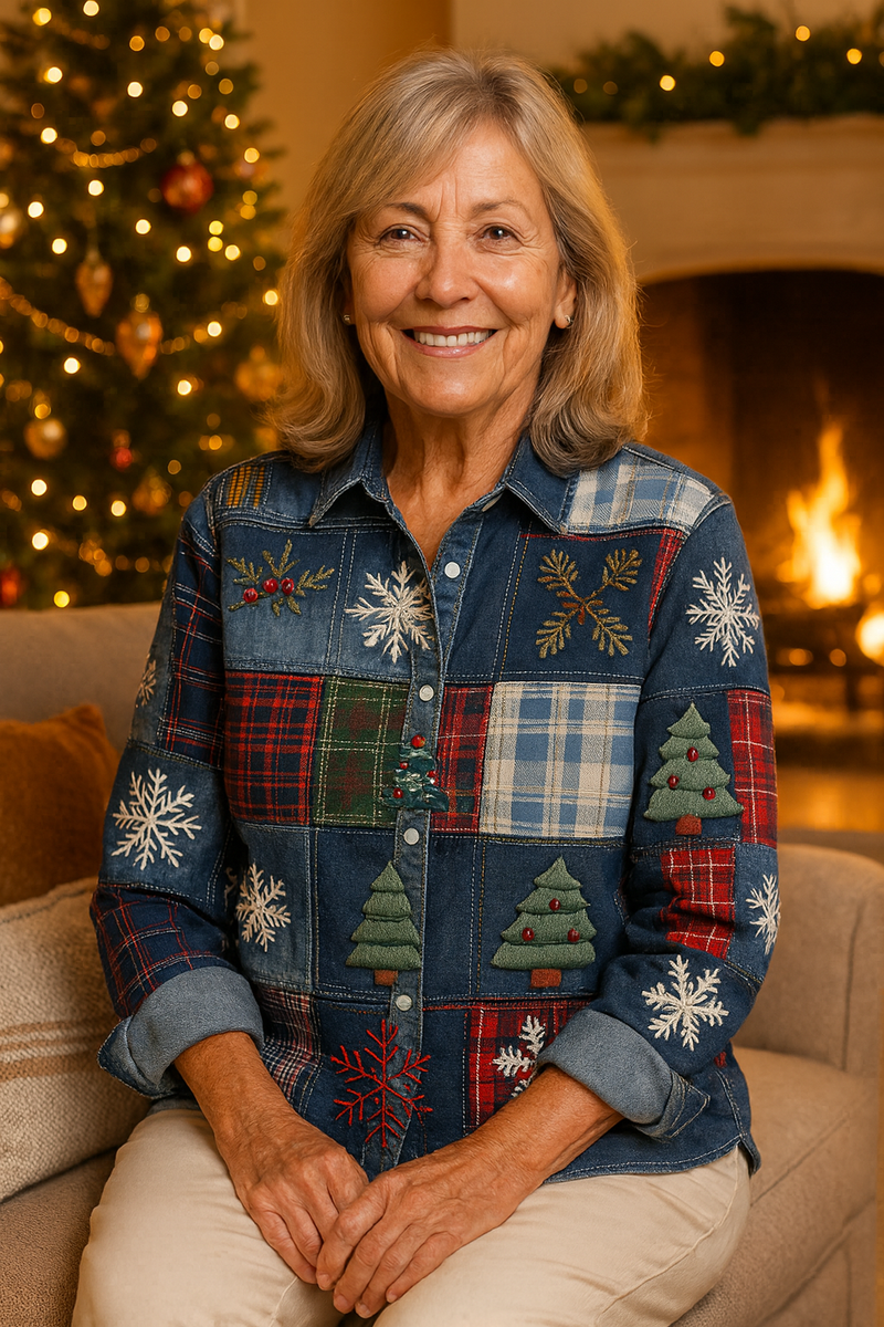 Jamilya – Lässige Weihnachtsbluse