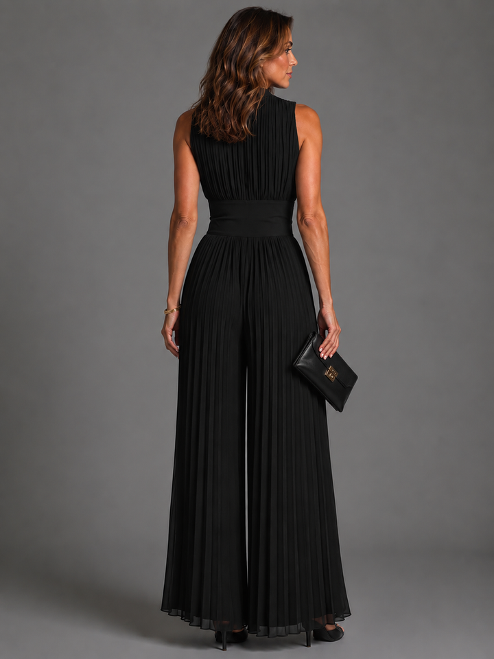 Perrine - Jumpsuit Aus Plissiertem Chiffon