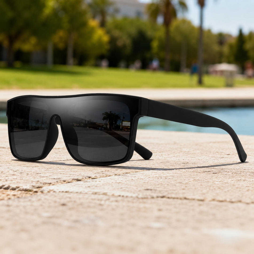 Ivy - Verspiegelte Sonnenbrille Mit Gemusterten Bügeln