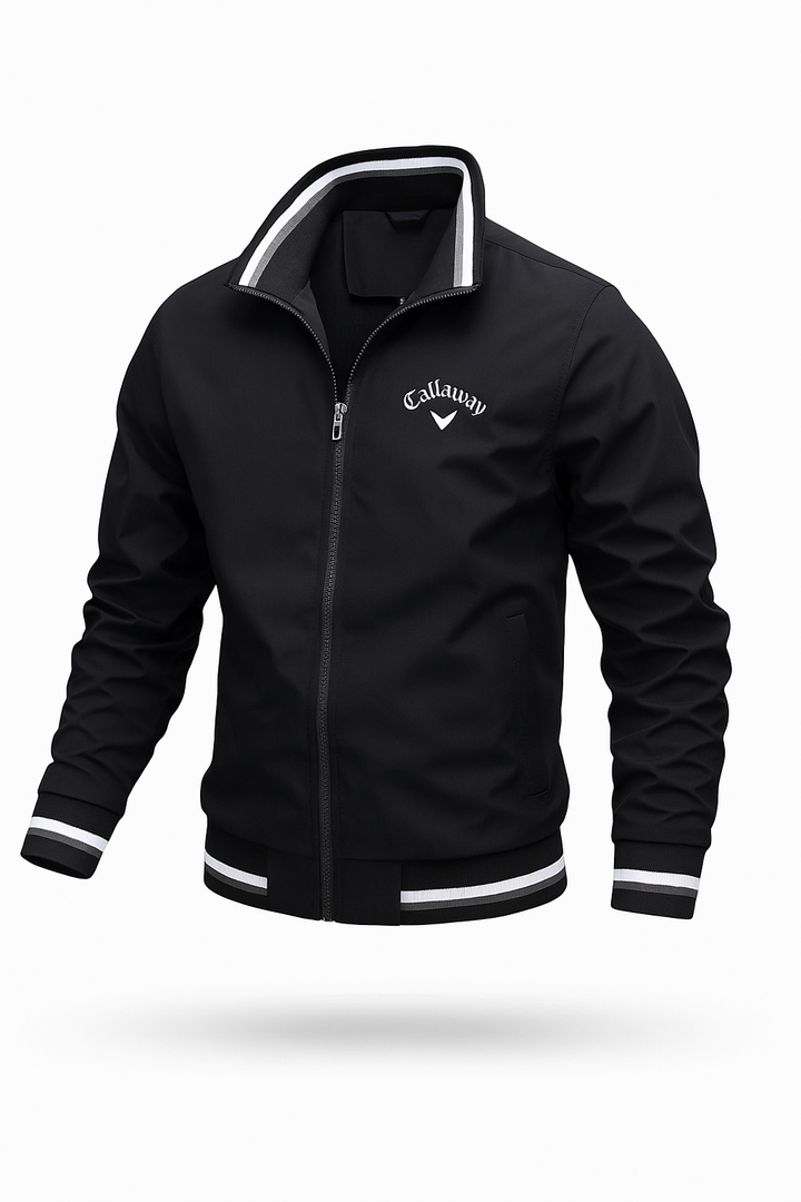 Jason – Bestickte Callaway Jacke Mit Reißverschluss