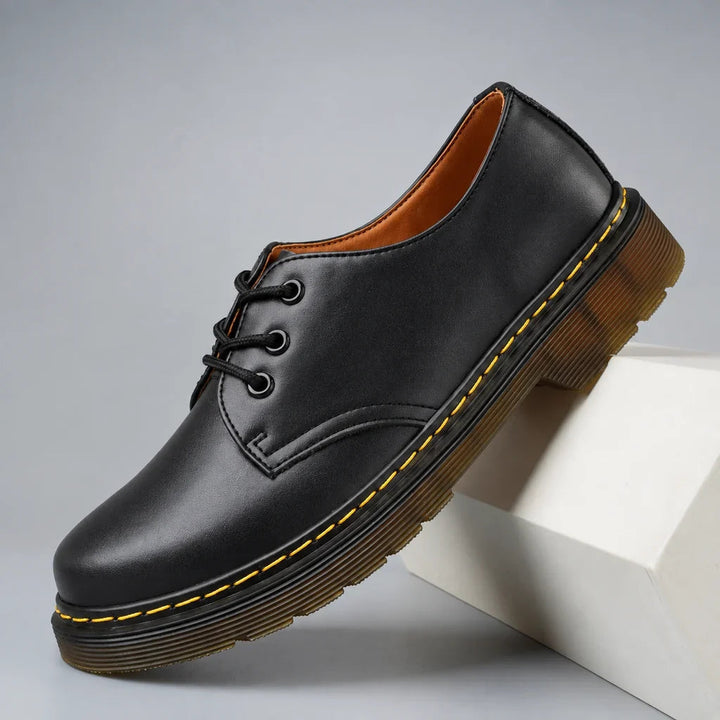Nyklas – Derby Schuhe Zum Schnüren mit Kontrastfarbenen Sohlennähten
