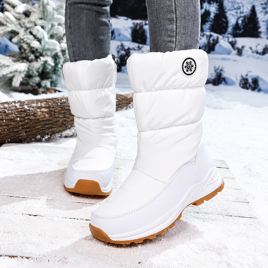 Muthoni - Hochwertiger Wadenhoher Winter Stiefel Für Den Schnee
