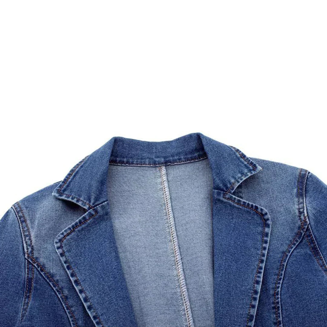 Bogumiła – Stilvoller Denim Blazer