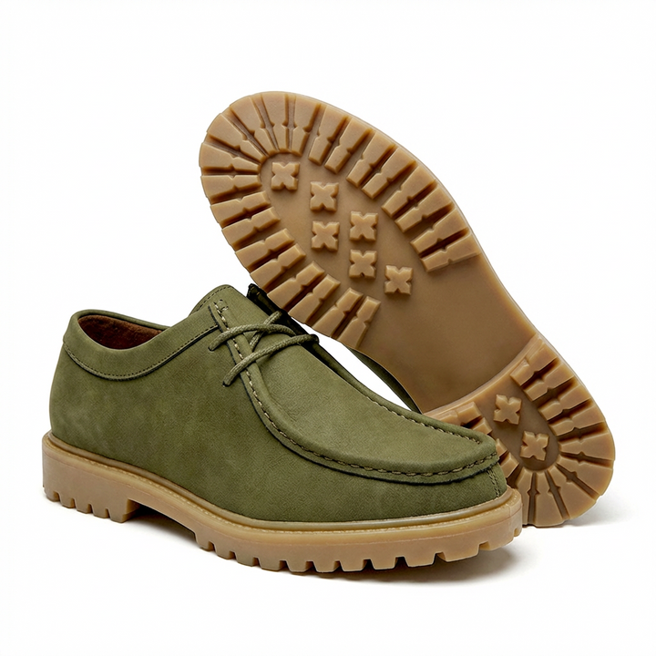 Jasson – Schnürschuhe Aus Wildleder mit Mokassin-Spitze