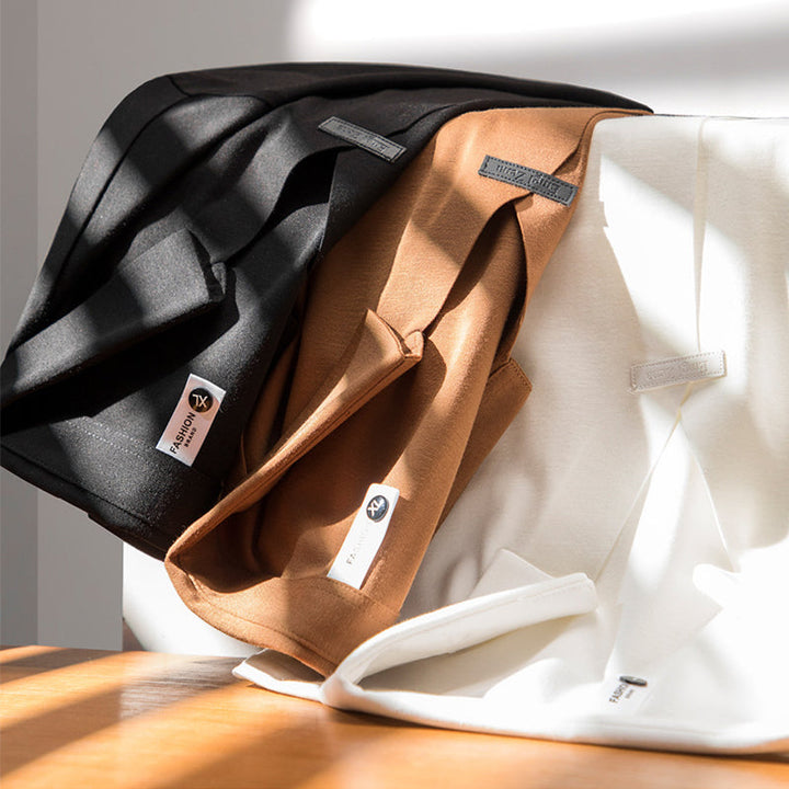 Jeorge - Elegantes Polohemd Aus Baumwolle Und Seide