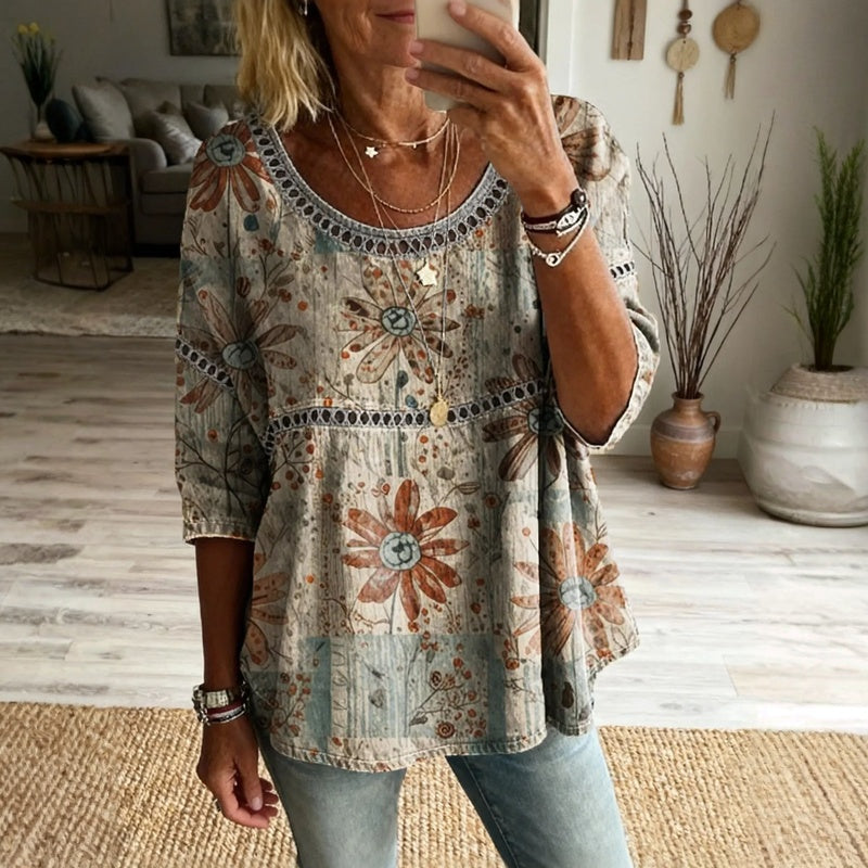 Hannia - Vintage Sweatshirt im Casual Stil