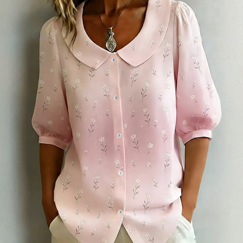 Huynh – Bluse mit Blumenmuster