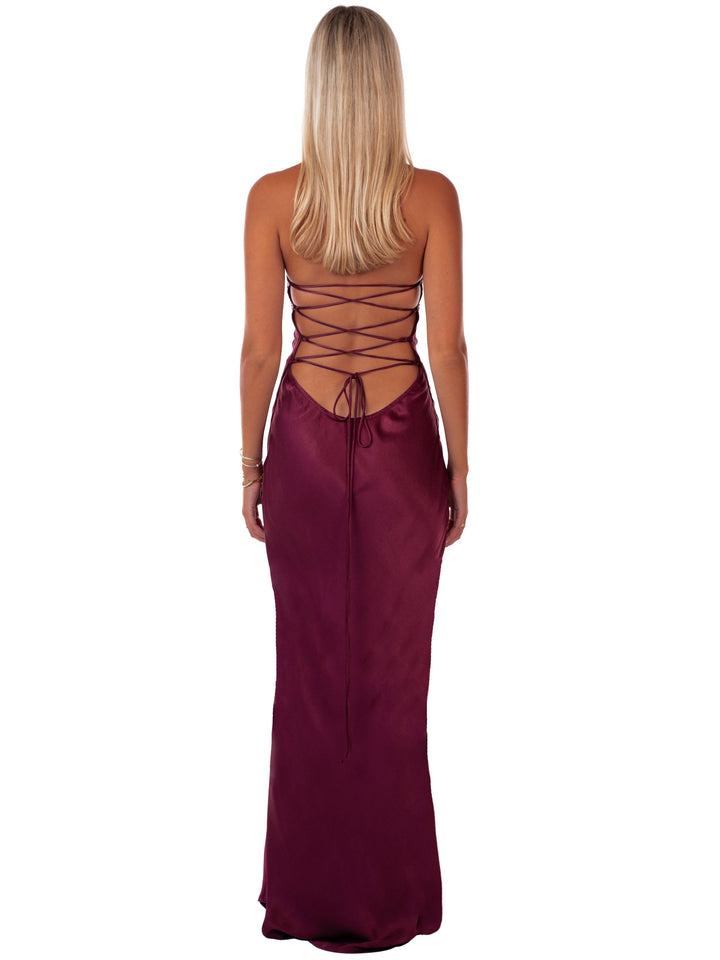 Nilysha – Elegantes, ärmelloses Maxikleid