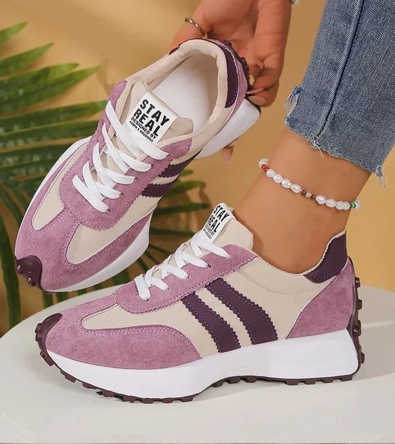 Jonara – Turnschuh Im Retro-Stil Mit Plateausohle