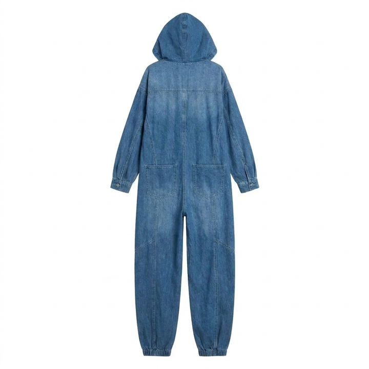 Estielle - Jeans Overall Mit Kapuze