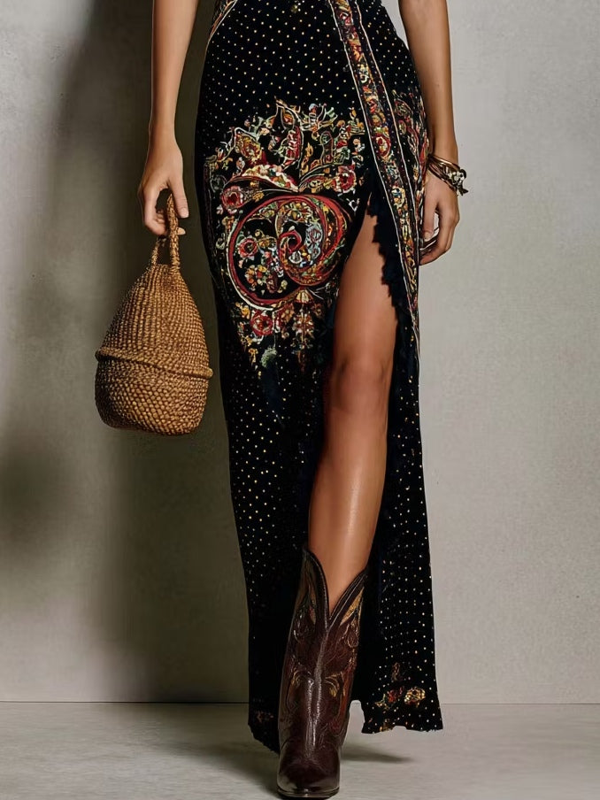 Cevina – Boho-Kleid Mit Tiefem V-Ausschnitt