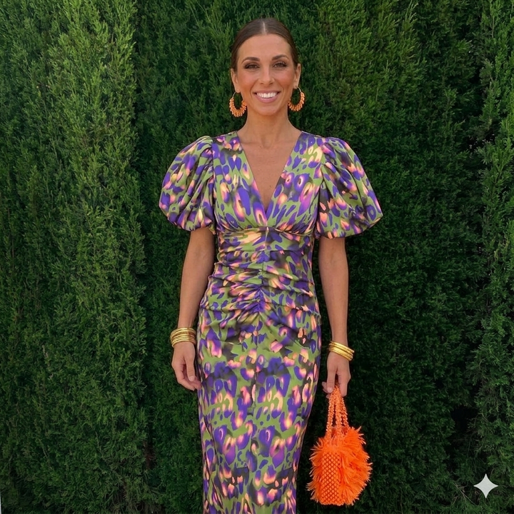 Nutta - Kleid Mit Plissierten Ärmeln
