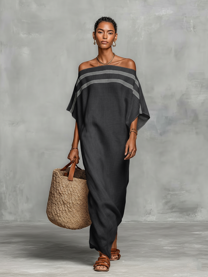 Vilina – Minimalistisches Maxikleid Aus Leinen