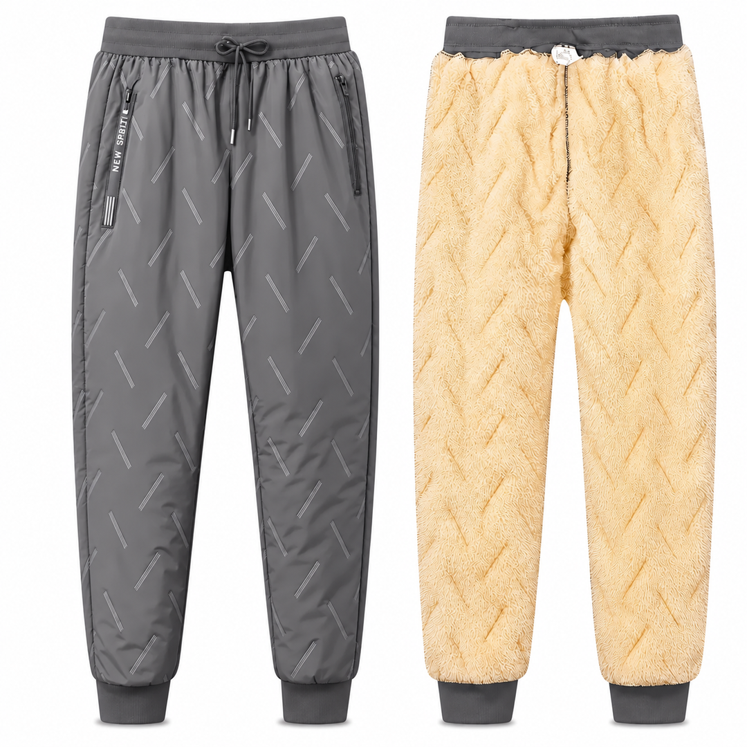 Kervina – Sportliche Hose in Lockerer Passform Mit Sherpa-Futter
