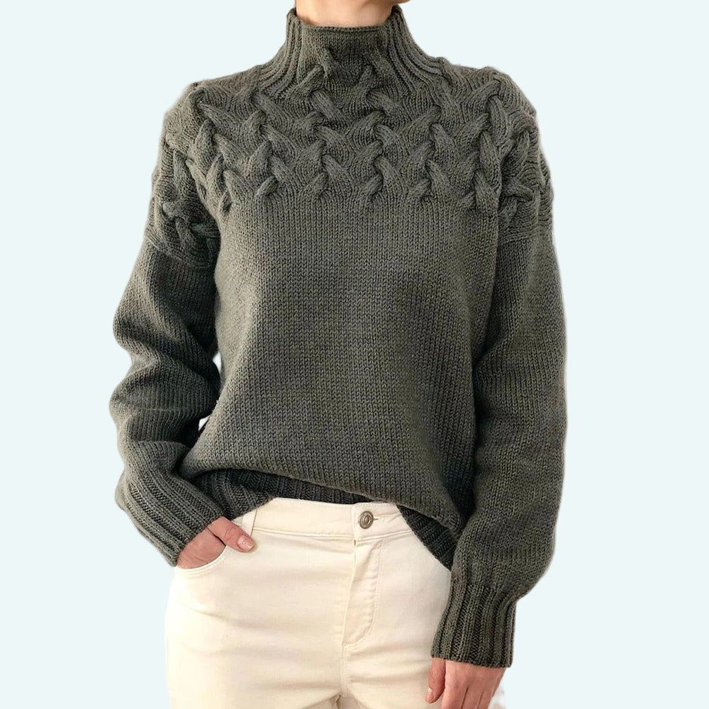 Farrah - Eleganter Strickpullover Mit Rollkragen