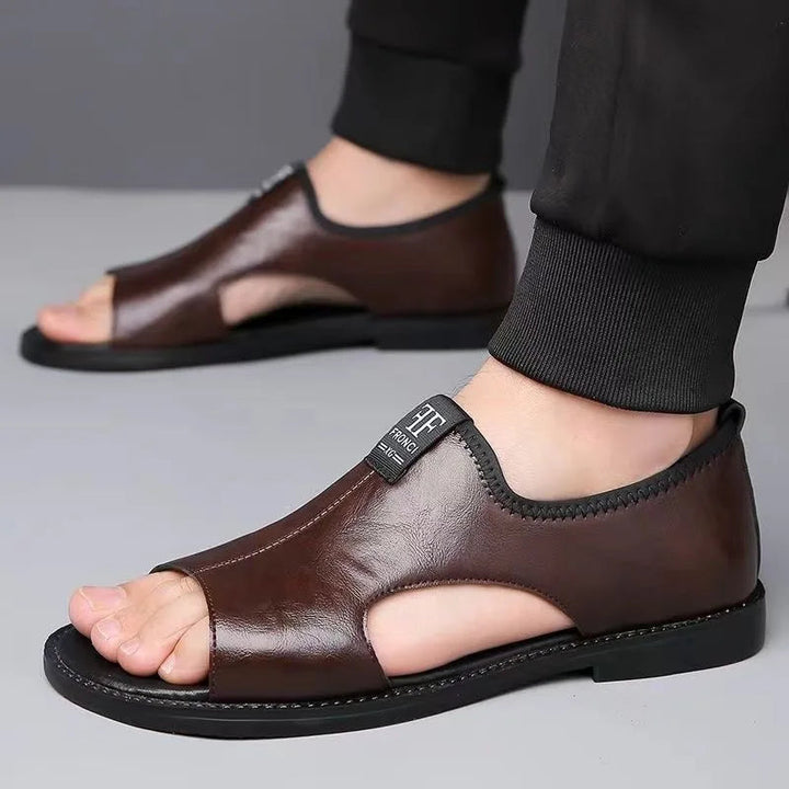 Boriss - Bequeme Ledersandale