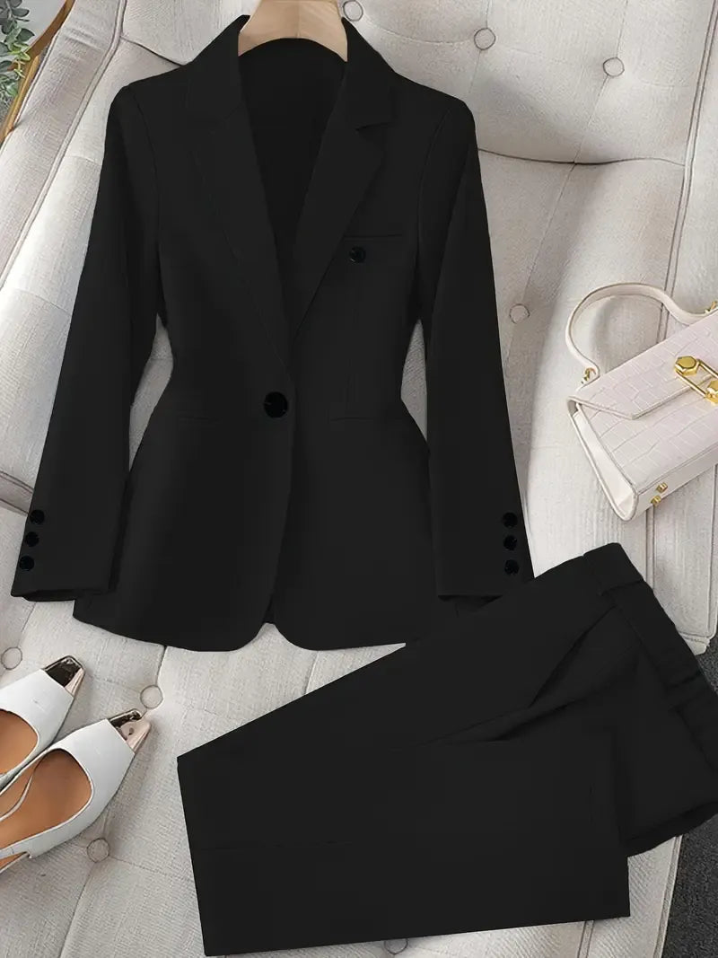 Tazmin – Eleganter Hosenanzug Mit Jacke