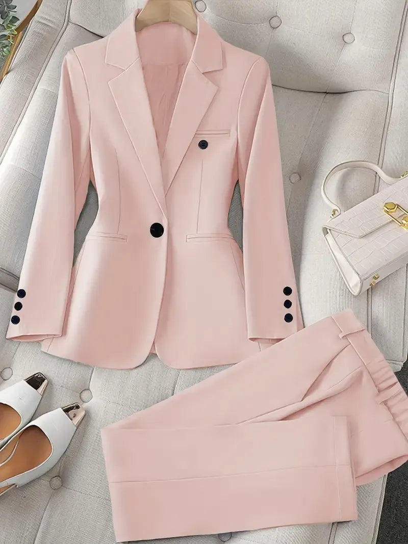 Tazmin – Eleganter Hosenanzug Mit Jacke