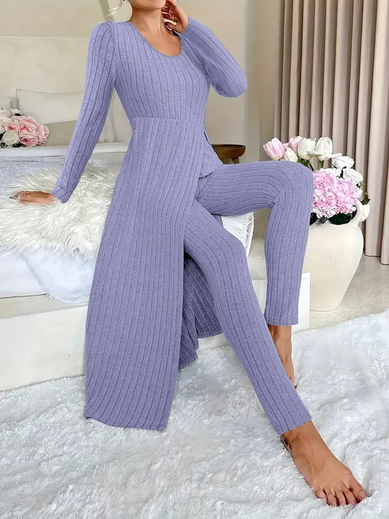 Zayda – Elegantes Zweiteiliges Strick Set