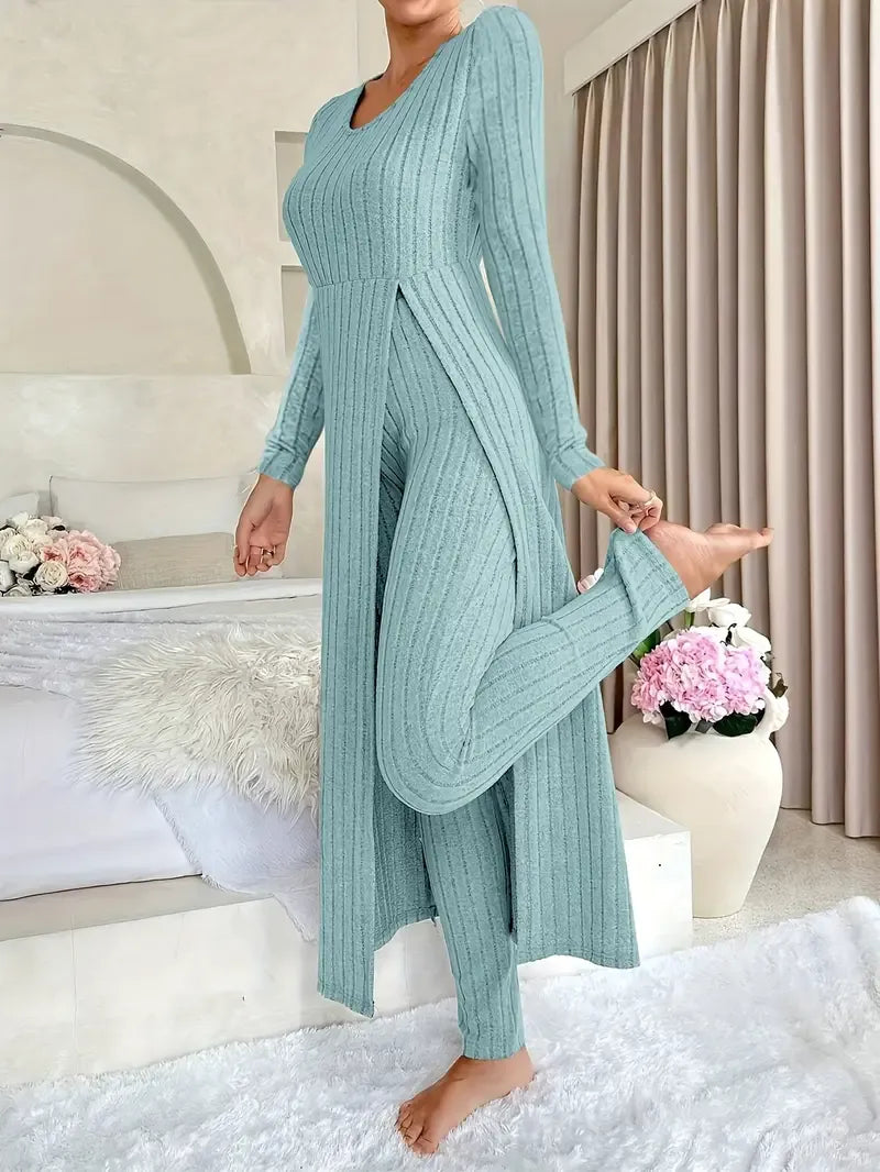 Zayda – Elegantes Zweiteiliges Strick Set