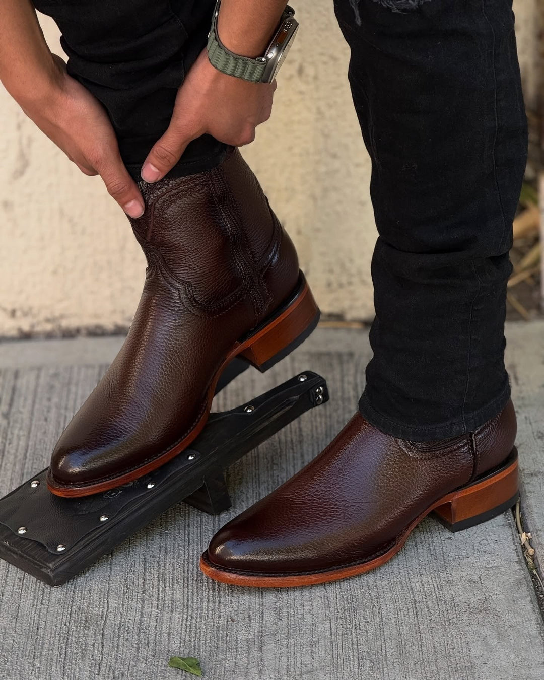 Tomer - Hochwertiger Orthopädischer Lederstiefel