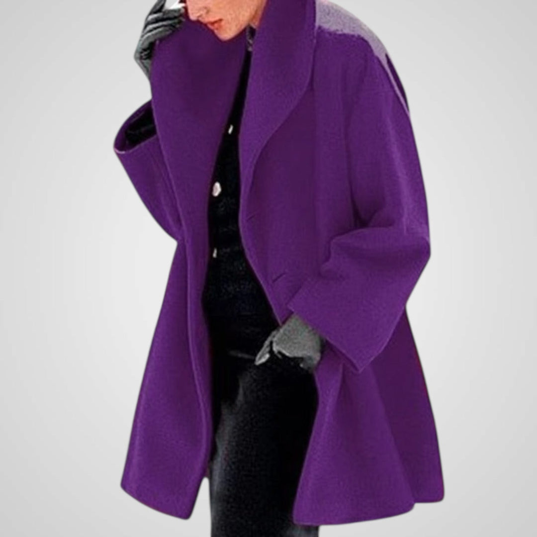 Elodie – Luxus Aus Wolle Windjacke Mantel