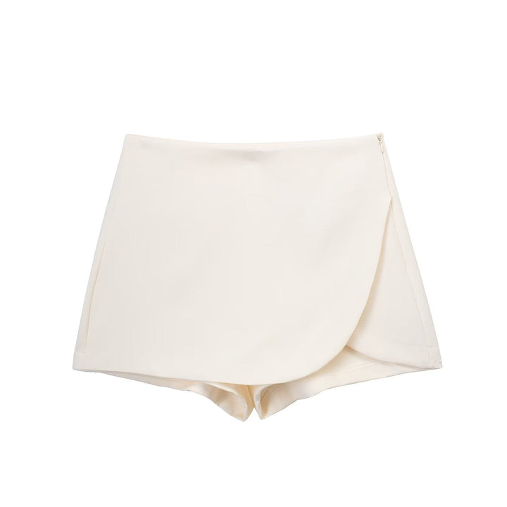 Shavina – Mini-Skort Mit Hoher Taille Und Wickeloptik