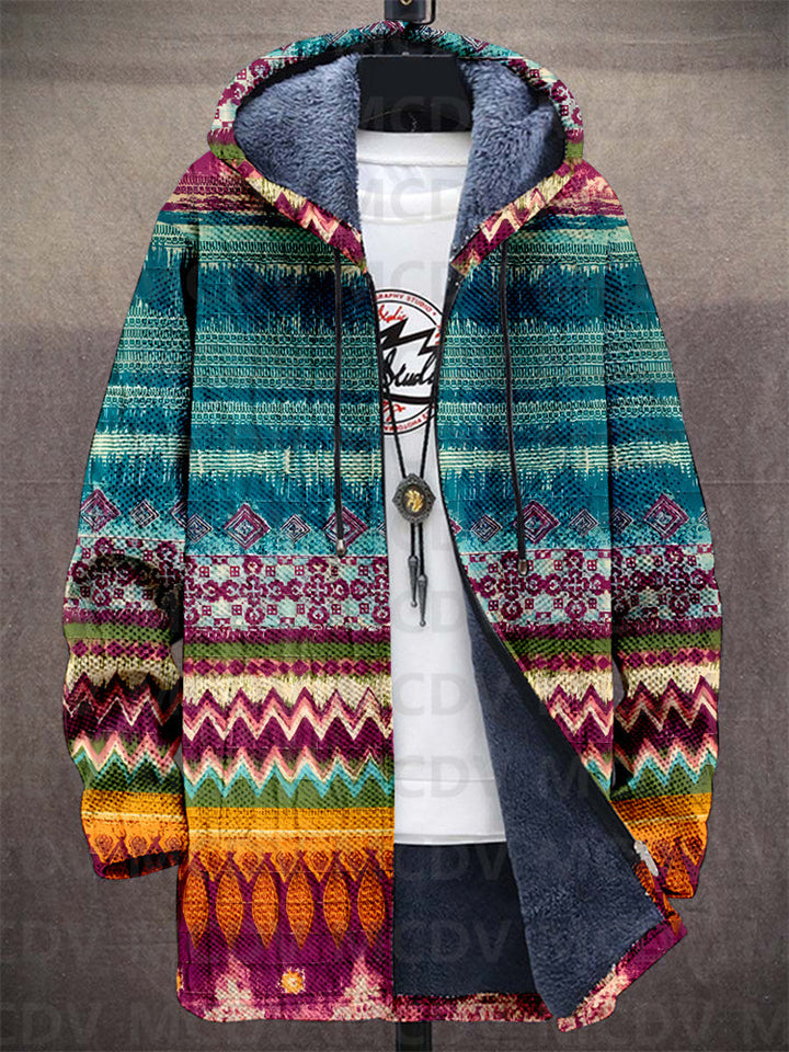 Jedda – Luxuriöser Von Kunst Inspirierter Strickjacke