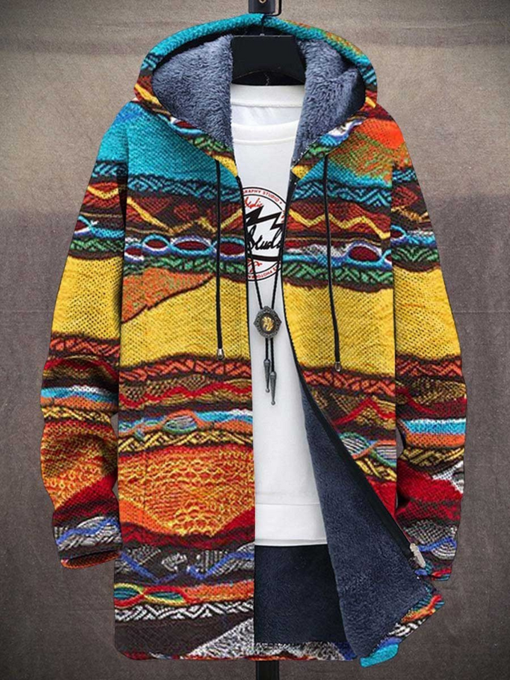Jindalee – Luxuriöser Von Kunst Inspirierter Strickjacke