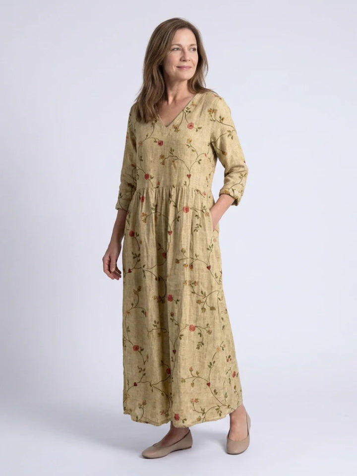 Meriana – Prämie Maxi Kleid Mit Blumenmuster