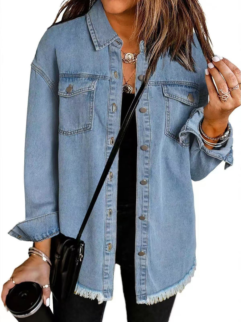 Enass - Jeans Jacke Mit Knopf