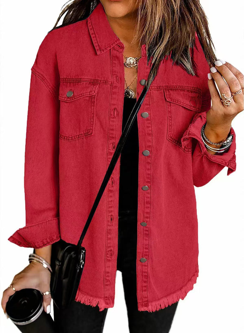 Enass - Jeans Jacke Mit Knopf